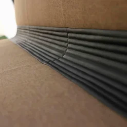 Hülsta Bänke|Polsterbank Solid B1222 Stoff LDS37 Linea Nussbaum Geölt