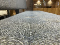 Team 7 Bänke|Polsterbank Yps BYS 21 PO R Stoff Canvas 734 Grau Gestell Eiche Naturöl 2407