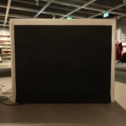 RUF Betten Polsterbetten|Polsterbett Composium 800 Stoff 06150 Weiß Creme Inklusive Matratze Und Vollautomatic