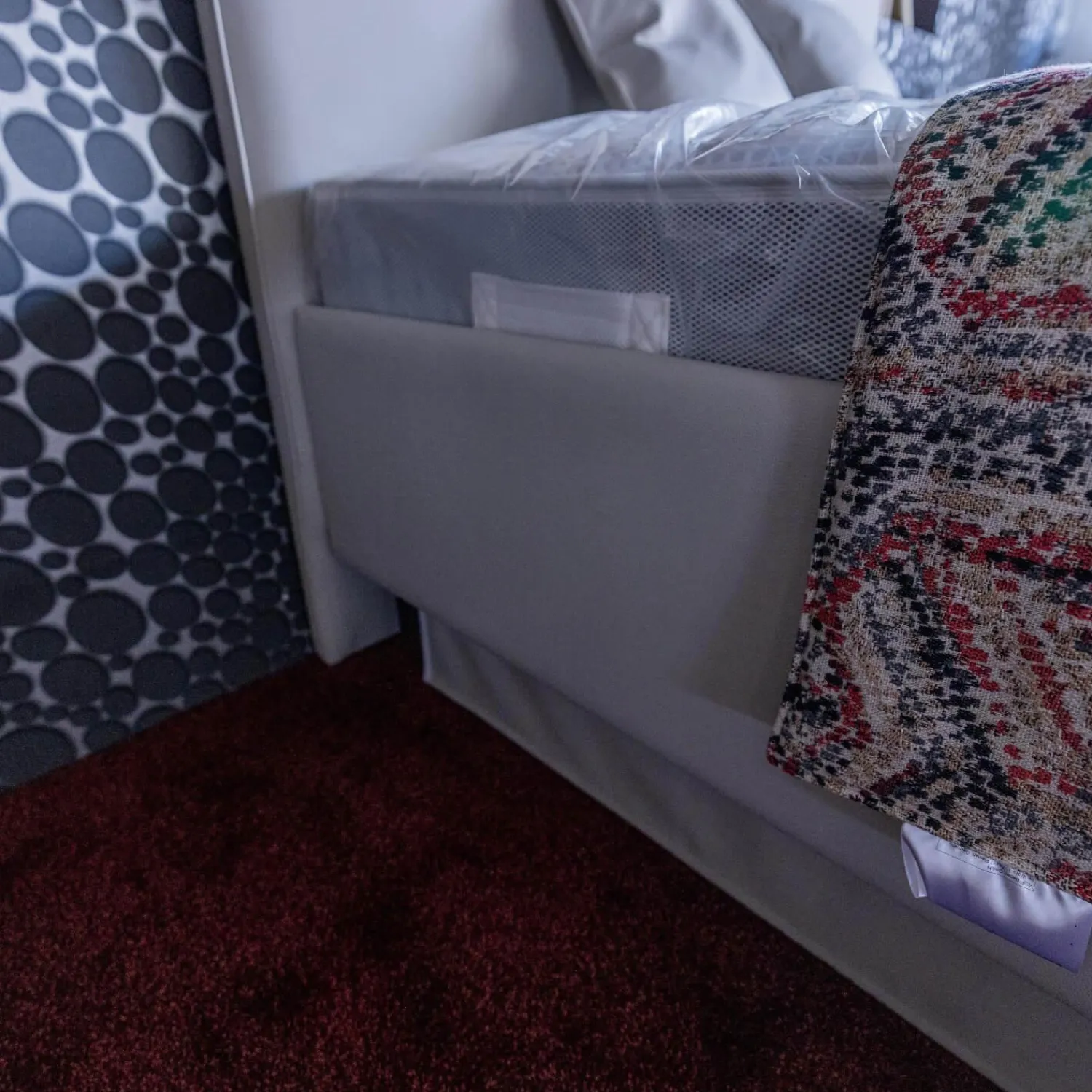 RUF Betten Polsterbetten|Polsterbett Composium Bezug Lederoptik Sand Grau Mit Matratze Und Kissen