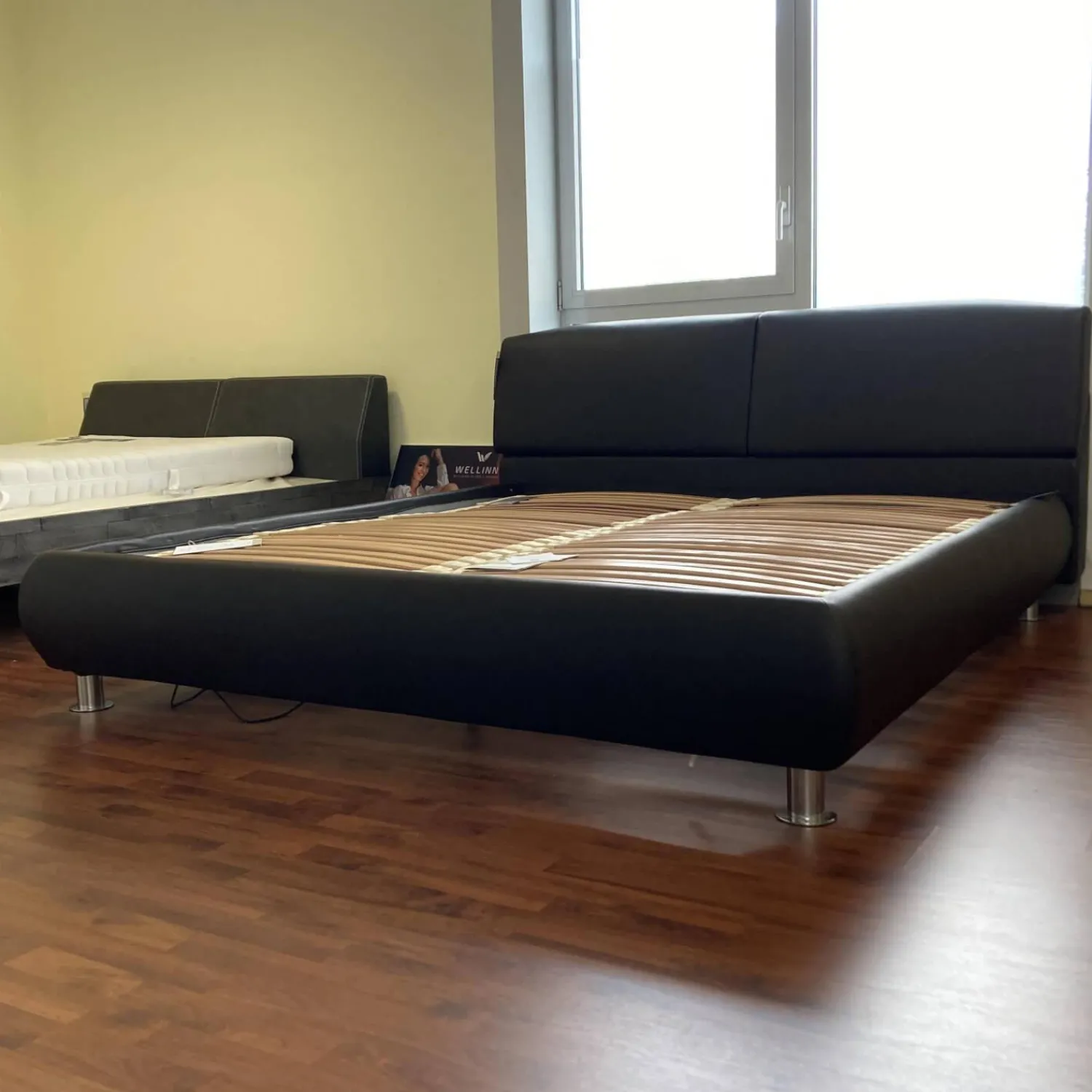 Hasena Polsterbetten|Polsterbett Dream-Line Deluxe 180 x 200 Textilleder Campos Cafe Ohne Lattenrost Und Matratze