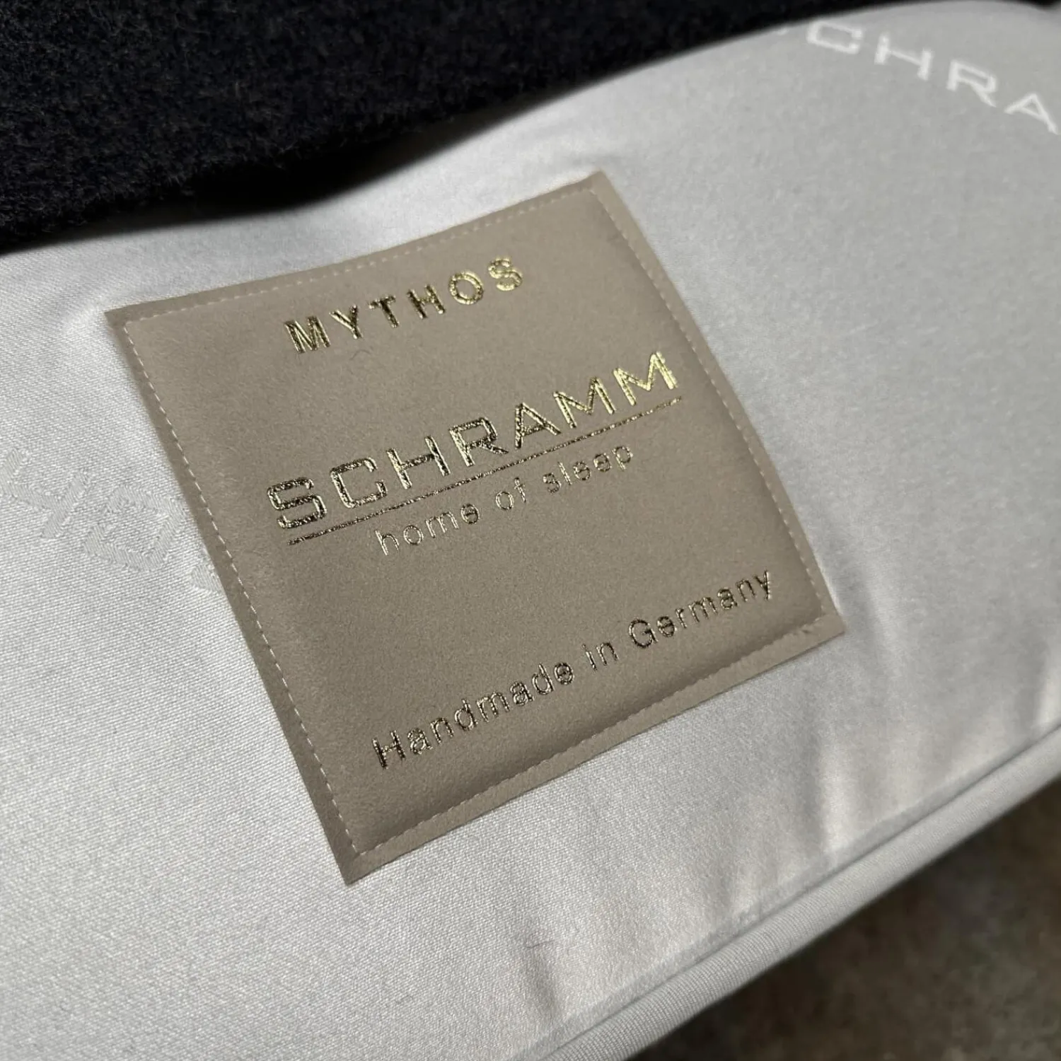 Schramm Polsterbetten|Polsterbett Paio Stoff Mirage Graublau Mit Matratzen Und Motorischer Verstellung