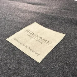 Schramm Polsterbetten|Polsterbett Paio Stoff Mirage Graublau Mit Matratzen Und Motorischer Verstellung