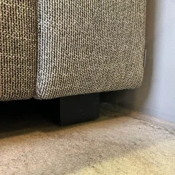 Walter Knoll Polsterbetten|Polsterbett Yuuto 810 200 Stoff Tio 0301 Grau Braun Sockel Schwarz ohne Matratze ohne Lattenrost