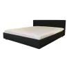 Walter Knoll Polsterbetten|Polsterbett Yuuto Bed 810 180 Stoff Divina Melange 180 Dunkelgrau Gestell Buche Schwarz Lackiert ohne Lattenrost ohne Matratze
