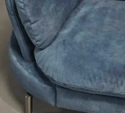 Activineo Polstergruppen|Polstergarnitur Kami Stoff 0735-51 Petrol Füße Anthrazit Verchromt 2 Sofas