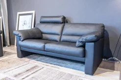 Erpo Polstergruppen|Polstergarnitur Leder 43 059 Braun Inklusive Kopfstütze 2 Sofas 1 Sessel