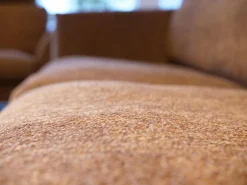 Erpo Polstergruppen|Polstergarnitur Stoff Osino Rostbraun Braun Mit Kissen Und Kopfstütze