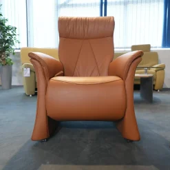 himolla Polstergruppen|Polstergruppe 4895 Caprice Leder 24 Longlife Camel Braun Füße Schwarz