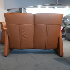 himolla Polstergruppen|Polstergruppe 4895 Caprice Leder 24 Longlife Camel Braun Füße Schwarz