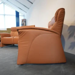 himolla Polstergruppen|Polstergruppe 4895 Caprice Leder 24 Longlife Camel Braun Füße Schwarz