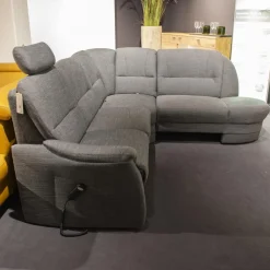 Arco Polstergruppen|Polstergruppe Aalen Stoff 6008 Lavado Fresh 8 Farbe Ebenholz Mit Relaxfunktion