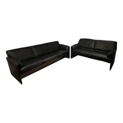 Leolux Polstergruppen|Polstergruppe Bora Bora Leder 51810 Senso 1000 Black Schwarz