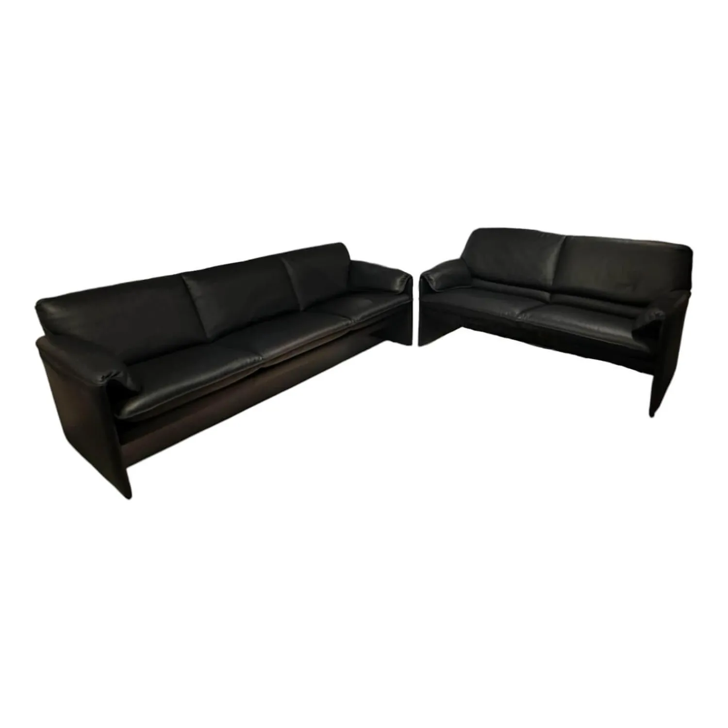 Leolux Polstergruppen|Polstergruppe Bora Bora Leder 51810 Senso 1000 Black Schwarz