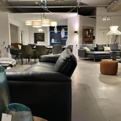 Leolux Polstergruppen|Polstergruppe Bora Bora Leder 51810 Senso 1000 Black Schwarz