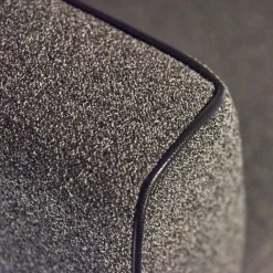 Credo Polstergruppen|Polstergruppe Lobby Stoff 9400 Clip Grau Naht Keder 80293 Rio Anthrazit Füße Vierkant Chrom