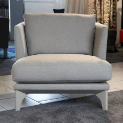 Bielefelder Werkstätten Polstergruppen|Polstergruppe Mit Sofa Und 2 Sesseln Polo Stoff Grau Gestell Esche Wengefarbig