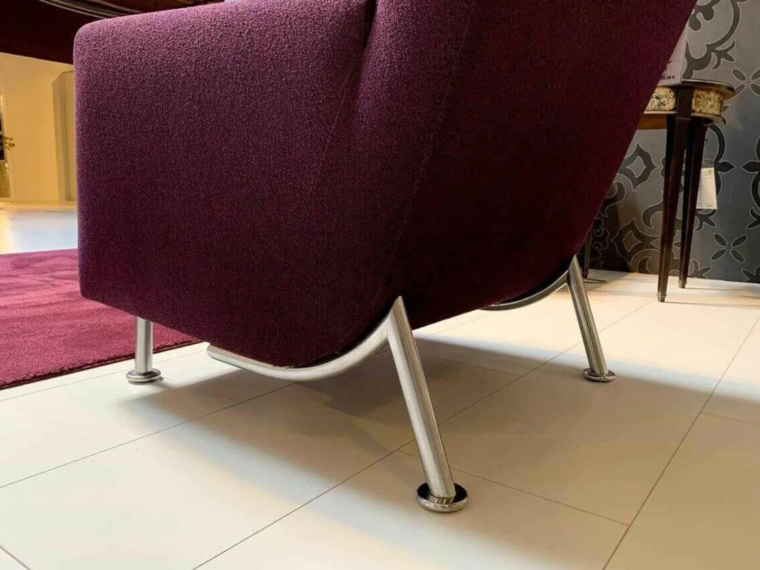Leolux Ecksofas|Polstergruppe Rooby Stoff 4 83290 Villa 90 Violett mit Sessel