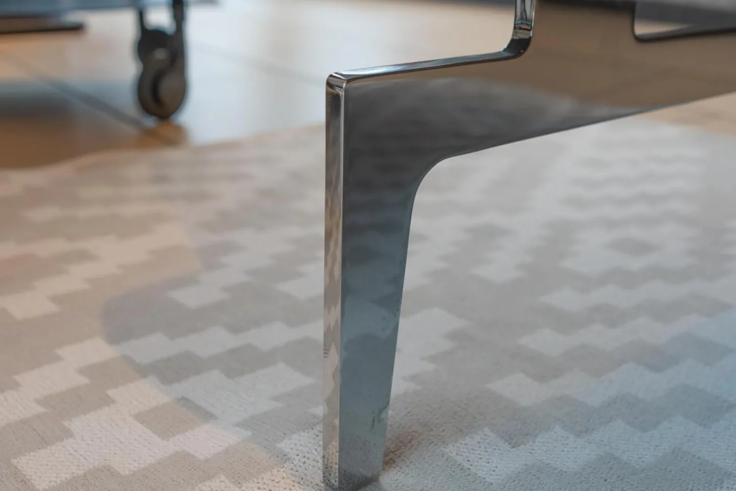 Weibelweibel Polstergruppen|Polstergruppe Sofa Frame Bezug Stoff Danio Seidengrau U3302D Grau Flachstahlfuß Chrom Glanz