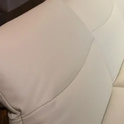 DFM Ecksofas|Polsterkombi CR Victoria Leder WM Light Grey Fuß MR2 Schwarz