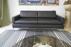 Brühl 2-Sitzer-Sofas|Polsterprogramm Tomo Leder Jumbo 5661 22 Fuß Chrom Glänzend