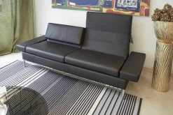 Brühl 2-Sitzer-Sofas|Polsterprogramm Tomo Leder Jumbo 5661 22 Fuß Chrom Glänzend