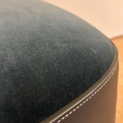 Walter Knoll Hocker & Sitzsäcke|Polstersitz Isanka 192 H1 Korpus Leder Saddle Black Schwarz Sitz Stoff Harald 2 Dark Jade Dunkelgrün