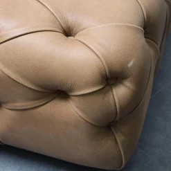 DePadova Hocker & Sitzsäcke|Pouf Capitonné Bezug Leder E2 Nougat F963340 Braun