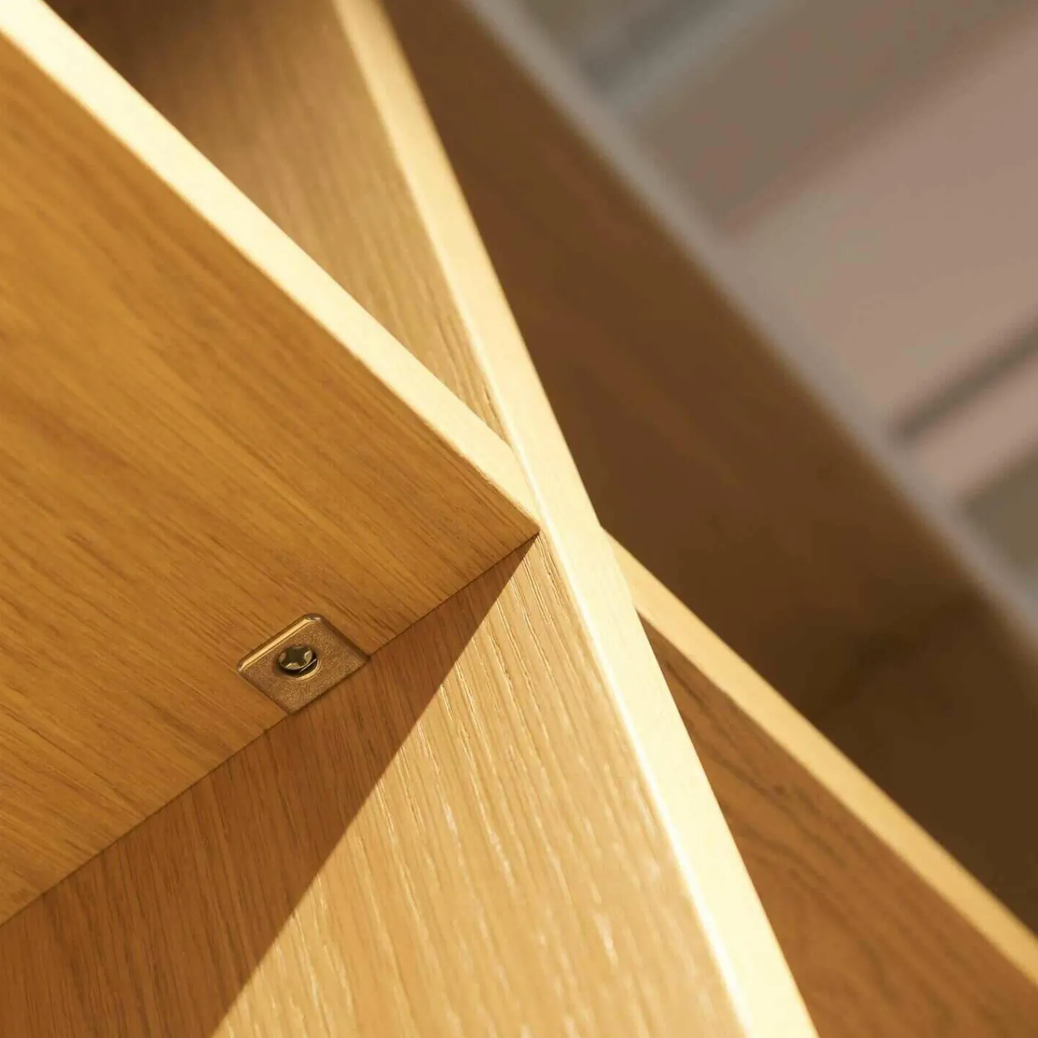 Rietberger Möbelwerke Regale|Raumteiler Axor-S Eiche Sand Lack Ziegelrot