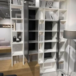 IRO Wohnwände & Tv-Lowboards|Raumteiler SE7000 Lack Weiß Front Balkeneiche Natur Korpus Wildeiche