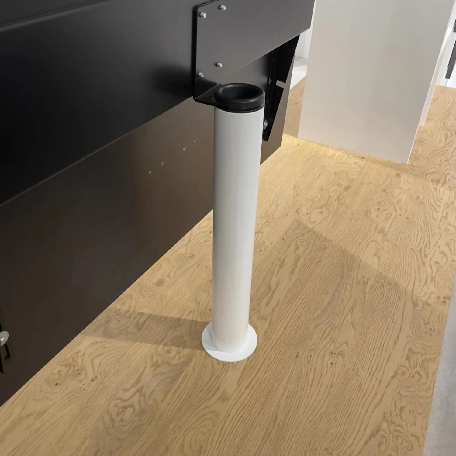 IRO Wohnwände & Tv-Lowboards|Raumteiler SE7000 Lack Weiß Front Balkeneiche Natur Korpus Wildeiche