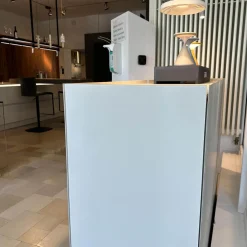 Interlübke Kommoden & Sideboards|Raumteiler Sideboard Jorel Korpus Lack Greige Grau Beige Front Optiwhite Mattglas Greige Grau Beige