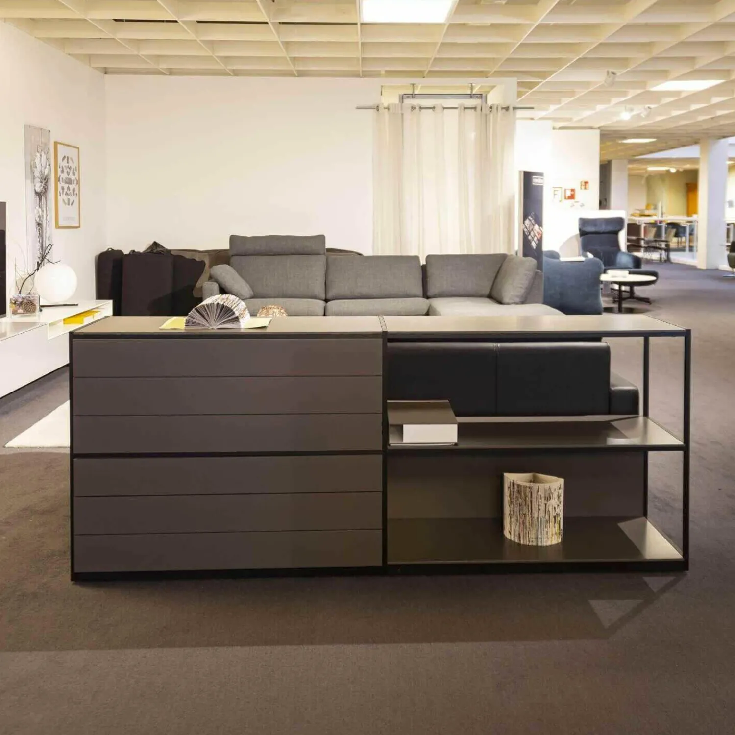 Interlübke Regale|Raumteiler Tado Lack Matt Elephant