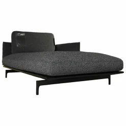 Rolf Benz Daybeds & Recamieren|Recamiere Daybed Liv Smart Stoff Graublau mit Kissen