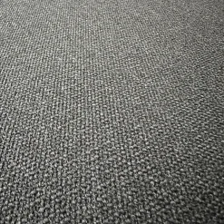 Werther Daybeds & Recamieren|Recamiere Wave Bezug Stoff U3986N Grau Schwarz Einlegekissen Stoff R2071F Schwarz Füße Holz Gebeizt