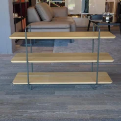 Rolf Benz Regale|Regal 931 Eiche Farblos Lackiert Gestell Stahl Glatt Lackiert Matt Umbragrau RAL 7022