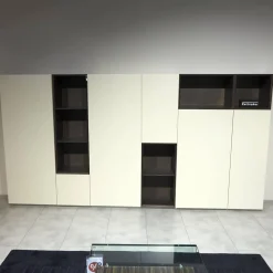 Kettnaker Regale|Regal Alea Lack Kiesel Grau Weiß Und Eiche Nero Schwarz Inklusive Einteilung