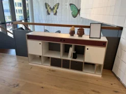 Moormann Regale|Regal Egal Furnier Sperrholz Birke Weiß Und Umbragrau MDF Braun