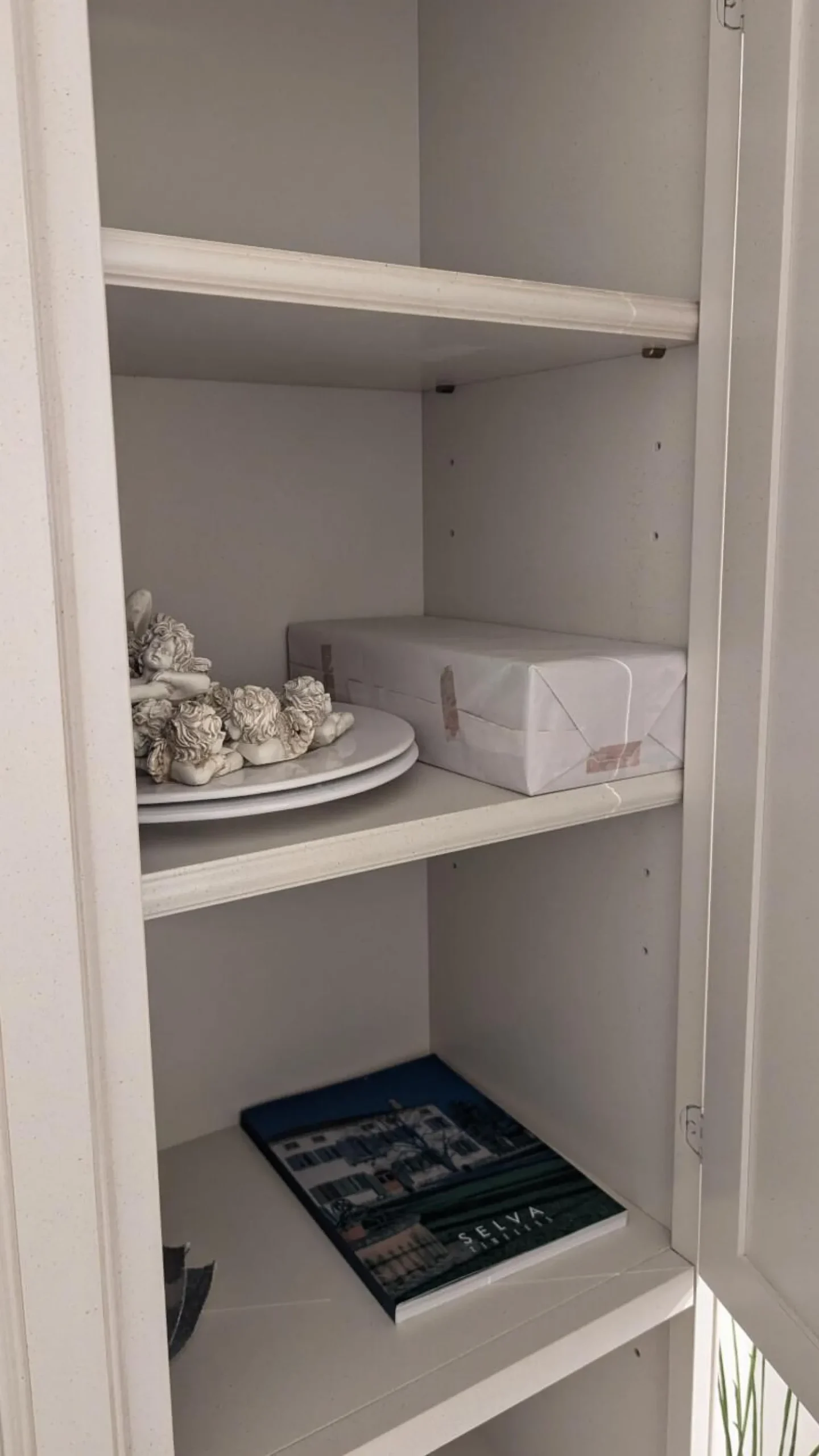 Selva Regale|Regal Element 8377 Holz Weiß Antik Poliert