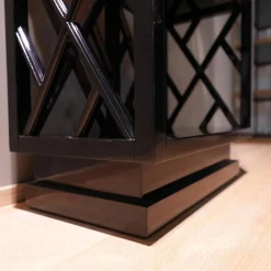 Eichholtz Regale|Regal Harmony Piano Black Holz Finish Schwarz