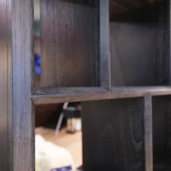 Eichholtz Regale|Regal Marguesa Eichenfurnier Holzkohle Schwarz