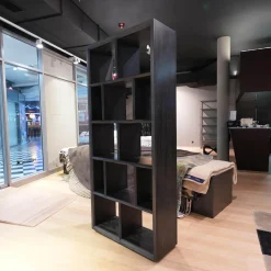 Eichholtz Regale|Regal Marguesa Eichenfurnier Holzkohle Schwarz