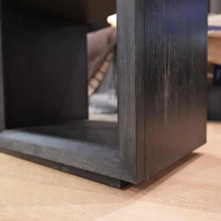 Eichholtz Regale|Regal Marguesa Eichenfurnier Holzkohle Schwarz