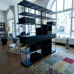 Extendo Regale|Regal Metall Fenix Schwarz mit Schüben