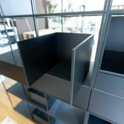 Extendo Regale|Regal Metall Fenix Schwarz mit Schüben