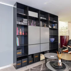 Piure Regale|Regal Nex Pur Box Stehend Lack Matt Schwarz Und Lack Matt Grau