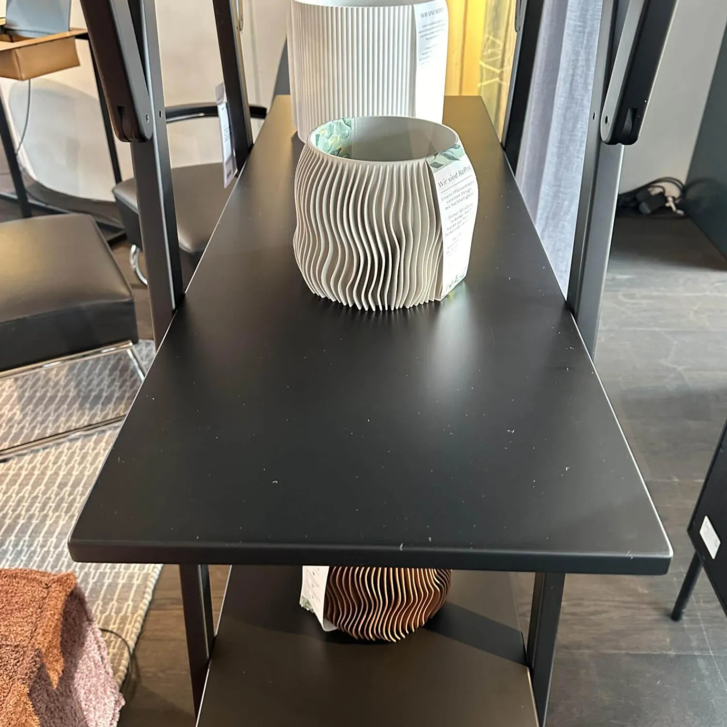 Cassina Regale|Regal Nuvola Rossa Buche Schwarz Lackiert Zusammenklappbar