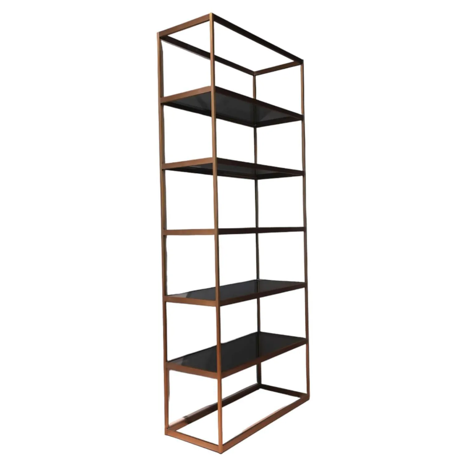 Eichholtz Regale|Regal Omega Gebürstetes Messing Finish Inklusive Glasplatten