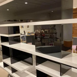 Silenia Regale|Regal Raumteiler Charlotte Schwarz Weiß