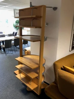 Decker Regale|Regal Rondell Buche Massiv Lackiert Mit Drehachse